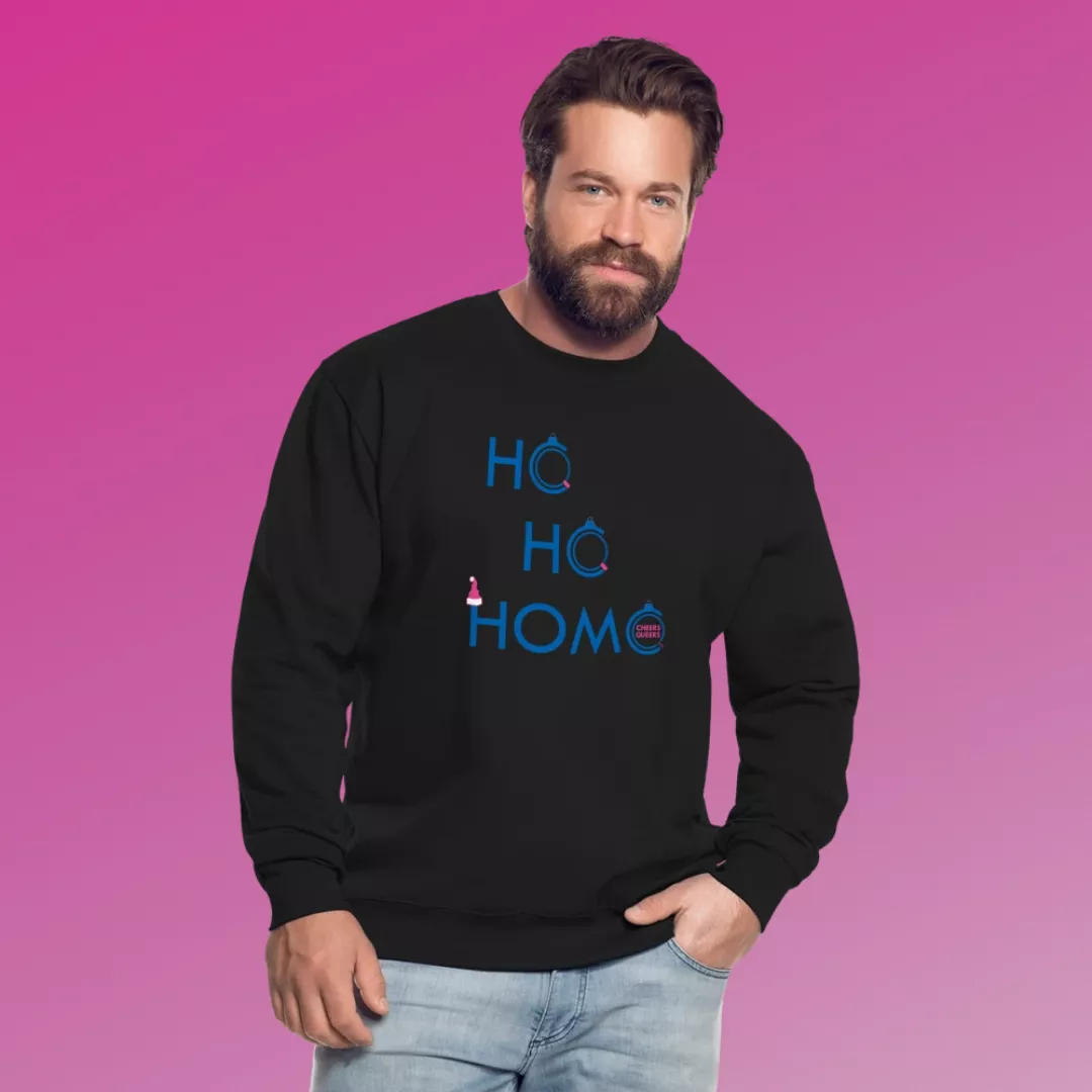 CheersQueersStyle_HOHOHOMO_Sweater-schwarz
