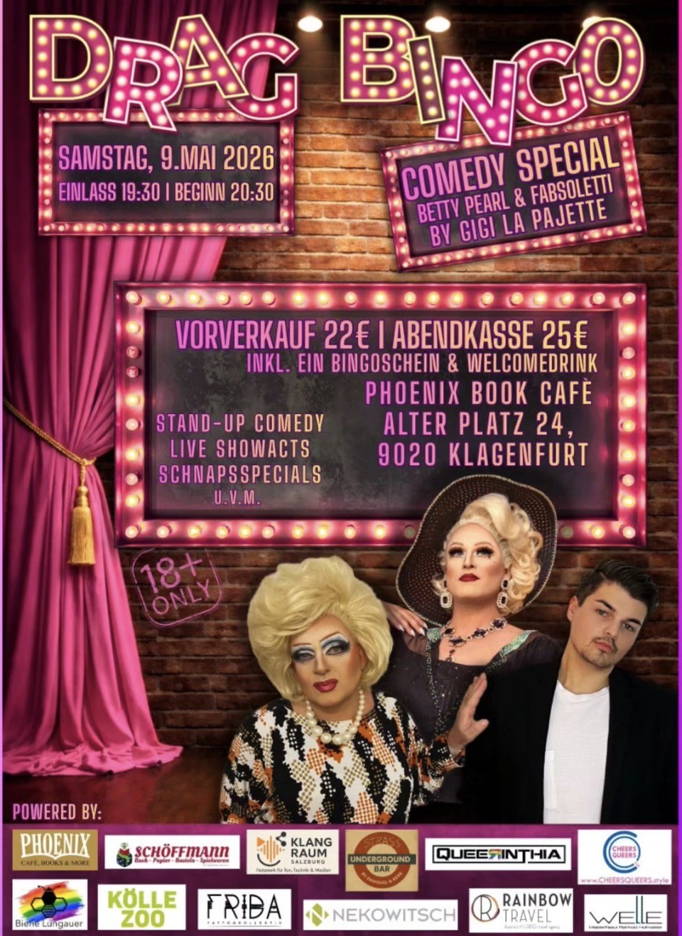 Drag Bingo Comedy Spezial Klagenfurt